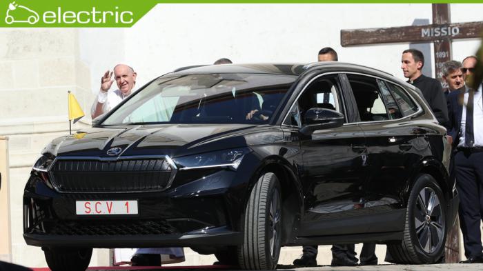 Με Skoda Enyaq iV στην Σλοβακία ο Πάπας!